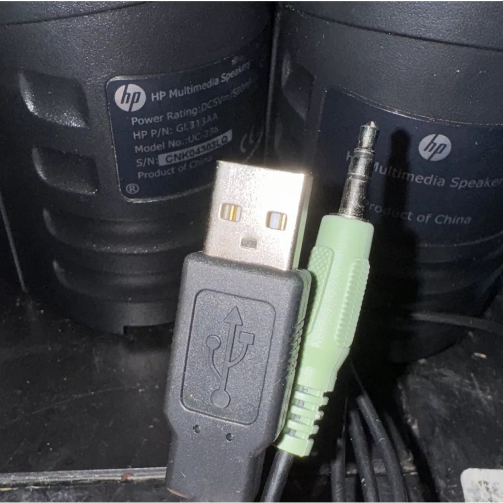 HP Multimedia Computer Speakers Set GL313AA In Original Box Tested - Picture 12 of 12